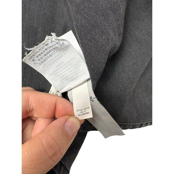 Madewell Black Denim Shirtdress Small - Picture 7 of 8